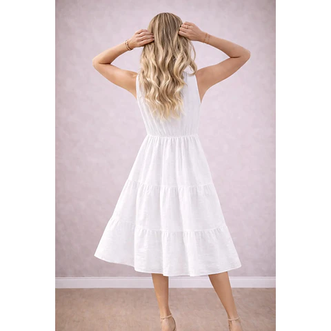 Elodie Dress Pattern | Dress Sewing Pattern | Sewing Pattern for Women | Tiered Dress | Sleeveless Dress | Beginner Sewing Pattern Dress