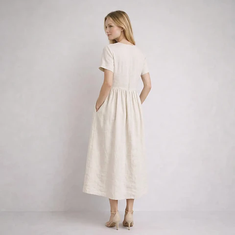 Maya Dress Sewing Pattern | Dress with Pockets | Linen Dress Sewing Pattern | Women Patterns | Summer Dress | Women Dress
