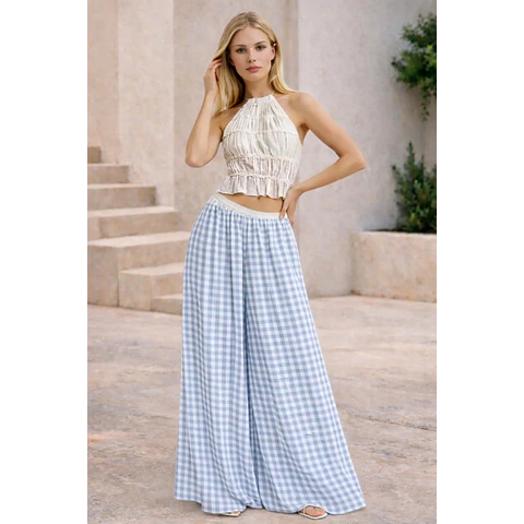 Wide Pants Sewing Pattern | Palazzo Pants Sewing Pattern for Women | Pants Pattern | Women Sewing Pattern | Women Palazzo Pants Trousers