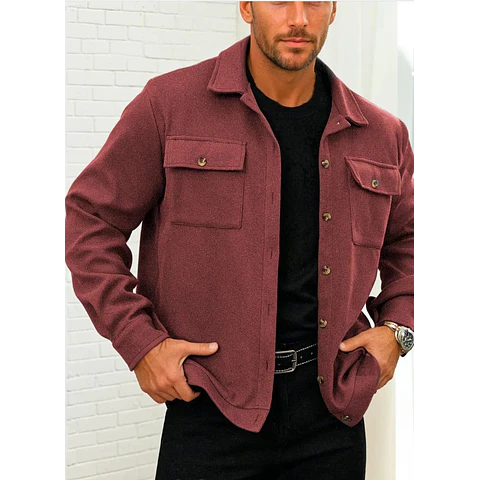 Jacket Sewing Pattern for Men, Shirt Jacket Men Pattern, Men Sewing Pattern, Jacket Pattern Men, Men Jacket, Button Jacket Men, Shirt Jacket