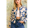 Zip Up Jacket Sewing Pattern | Women Jacket Pattern | Sewing Patterns | Coat Pattern | Women Sewing Pattern, Beginner Jacket, Quilted Jacket