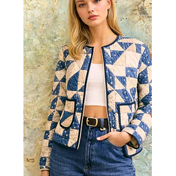 Zip Up Jacket Sewing Pattern | Women Jacket Pattern | Sewing Patterns | Coat Pattern | Women Sewing Pattern, Beginner Jacket, Quilted Jacket