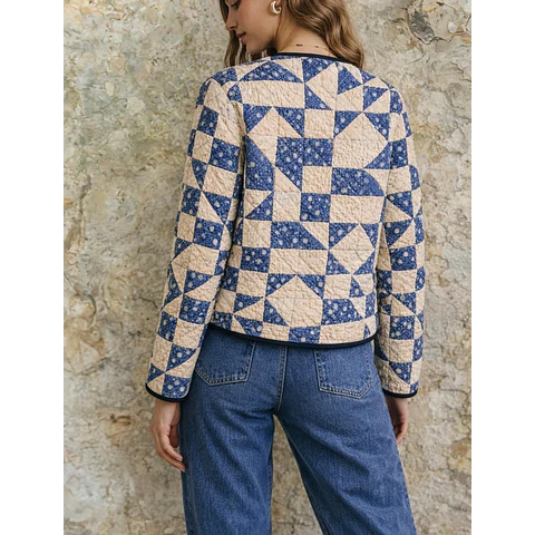 Zip Up Jacket Sewing Pattern | Women Jacket Pattern | Sewing Patterns | Coat Pattern | Women Sewing Pattern, Beginner Jacket, Quilted Jacket