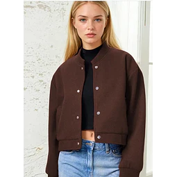 Bomber Jacket Sewing Pattern, Women Sewing Pattern, Jacket with Lining, Button Up Jacket, Pattern Jacket Coat, Hoodie Pattern