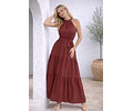 Dress Sewing Pattern | Maxi Halter Neck Dress | Prom Dress Sewing Pattern | Women Sewing Pattern | Summer Dress | Sewing Patterns