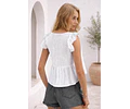 Lily Top Sewing Pattern | Women Top Pattern | Peplum Top Pattern | Crop Top Pattern | Women Sewing Patterns | Blouse Sewing Pattern