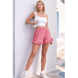 Emily Shorts Sewing Pattern | Women Shorts Pattern | Beginner Shorts | Elastic Waistband Shorts | High Waist Wide Leg Shorts