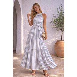 Julie Maxi Dress Sewing Pattern | Halter Neck Dress | Prom Dress Sewing Pattern | Women Sewing Pattern | Summer Dress | Sewing Patterns