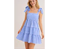 Lola Summer Dress Sewing Pattern | Shoulder Tie Dress Pattern | Tiered Dress Pattern | Gathered Dress Pattern | Ruffle Dress Pattern Women