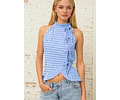 Top Sewing Pattern | Women Vest Pattern | Blouse Pattern | Front Tie Top Pattern | Sewing Patterns for Beginner Top | Peplum Top