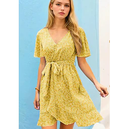 Summer Dress Sewing Pattern | XS-XXXL | Wrap Dress Pattern | Midi Dress Pattern | Women Sewing Pattern | Women Dress