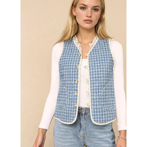 Quilted Vest Sewing Pattern for Women | Vest Pattern | Top Sewing Pattern | Women Sewing Patterns | Quilted Vest | Women Jacket Pattern