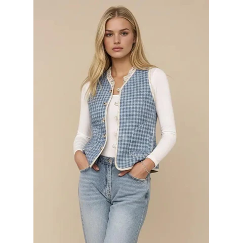 Quilted Vest Sewing Pattern for Women | Vest Pattern | Top Sewing Pattern | Women Sewing Patterns | Quilted Vest | Women Jacket Pattern