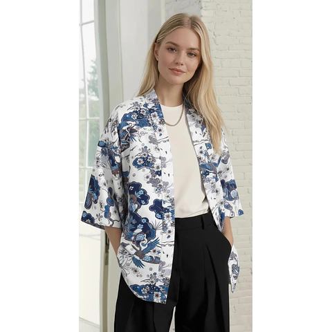 Kimono Sewing Pattern, Short Kimono Pattern for Women, Kimono Pattern, Sewing Pattern for Women, Women Shirt Pattern, Robe Pattern