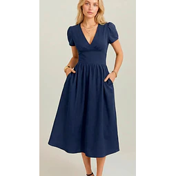 Aurora Dress Sewing Pattern | Dress with Pockets | Linen Dress Sewing Pattern | Women Patterns | Summer Dress | Halter Women Dress