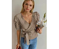 Wrap Top Sewing Pattern | Top Pattern | Women Sewing Pattern | Blouse Pattern | Sewing Patterns Women Blouse | Tie Top Blouse Women Pattern