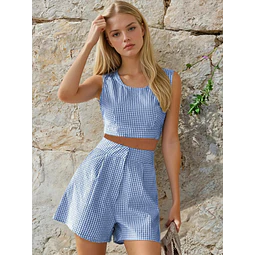 Shorts and Top Sewing Patterns | Wide Shorts Pattern | CropTop Pattern | Backless Summer Top, Easy Shorts pattern, Women Sewing Pattern