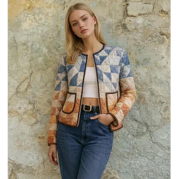 Jacket Sewing Pattern for Women | Jacket Pattern | Sewing Patterns | Coat Pattern | Women Sewing Pattern, Beginner Jacket, Quilted Jacket
