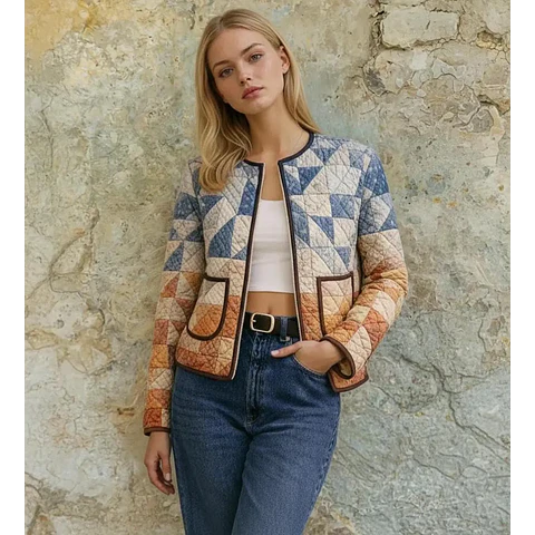 Jacket Sewing Pattern for Women | Jacket Pattern | Sewing Patterns | Coat Pattern | Women Sewing Pattern, Beginner Jacket, Quilted Jacket