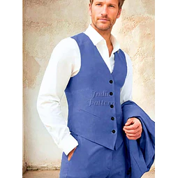 Vest Pattern for Men | Men Sewing Pattern | Waistcoat for Men| Sewing Pattern Vest Men | Top Pattern Men, Suit Pattern Men