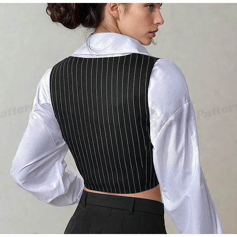 Vest Pattern, XS- XXXL, Sewing Pattern PDF, Women Vest Pattern, Waistcoat pattern, easy pattern, Pdf Pattern Vest, Top sewing pattern