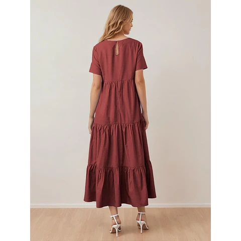 Tiered Dress Sewing Pattern | Dress Pattern | Sewing Patterns | Women Patterns | Casual Dress | Summer Dress | Comfy Dress | Womens Dress