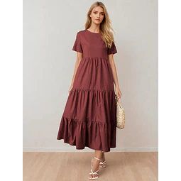 Tiered Dress Sewing Pattern | Dress Pattern | Sewing Patterns | Women Patterns | Casual Dress | Summer Dress | Comfy Dress | Womens Dress