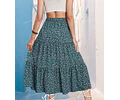 Tiered Skirt Sewing Pattern for Women PDF | Skirt PDF Sewing Pattern | Long Skirt Pattern | Beginner Sewing Pattern | Women Sewing Pattern