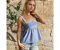 Tie Back Top Sewing Pattern, Women Sewing Pattern, Peplum Top Pattern, Sewing Patterns for Women, Summer Top, Tie Top, Blouse Top Pattern