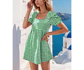 Smock Dress Pattern, Milkmaid dress sewing pattern, women sewing pattern, easy dress pattern, smock pattern, Puff sleeve dress pattern