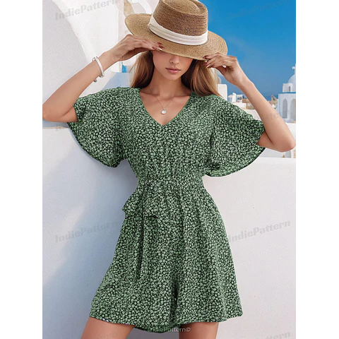 Romper Pattern | XS- XXXL | Romper Sewing Pattern | Summer Dress Pattern | Playsuit sewing pattern | Jumpsuit Sewing Pattern | Women pattern