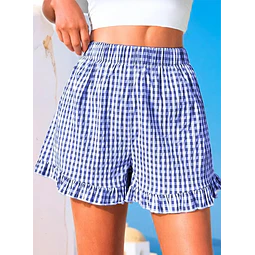 Shorts Sewing Pattern | Women Shorts Pattern | Beginner Shorts | Elastic Waistband Shorts | High Waist Wide Leg Shorts | Ruffled Shorts