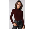 Mock Neck Top Sewing Pattern | Long Sleeve Shirt Top Pattern | Womens mock neck top | Sewing Patterns | Women Patterns | Fitted Top Pattern