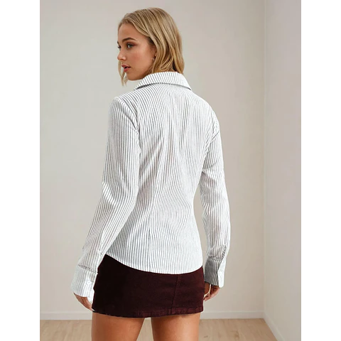Fitted Shirt Pattern for Women, Shirt Sewing Pattern, Button Up Shirt Pattern, Sewing Patterns, Sewing patterns for Women, Blouse Pattern