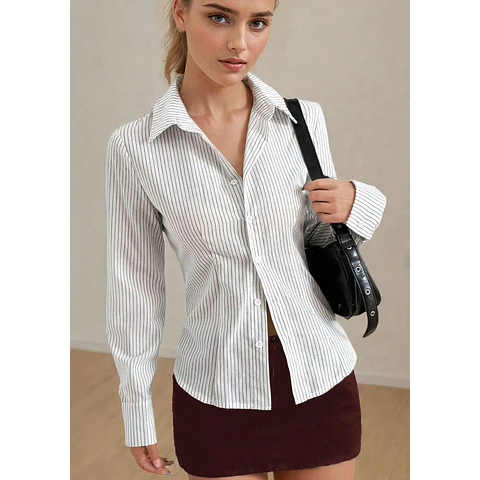 Fitted Shirt Pattern for Women, Shirt Sewing Pattern, Button Up Shirt Pattern, Sewing Patterns, Sewing patterns for Women, Blouse Pattern