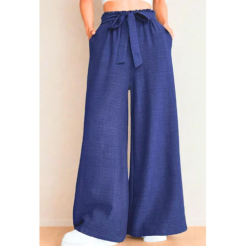 Palazzo Pants Sewing Pattern | Elastic Waistband Pants | Wide Leg Pants | Women Sewing Pattern | High Waisted Pants Pattern | Women Trousers
