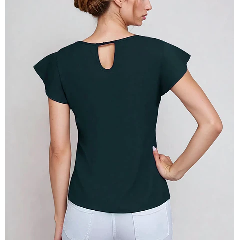 Women Blouse Sewing Pattern PDF, Top Blouse Pattern, Ruffled Blouse Pattern, Top sewing pattern, woman blouse pattern PDF, Digital Pattern