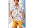 Hawaiian Shirt + Shorts Sewing Pattern, Men Shorts Pattern, Men Swimwear Pattern, Aloha Shirt Pattern Men, Shirt Pattern Men Shorts Pattern