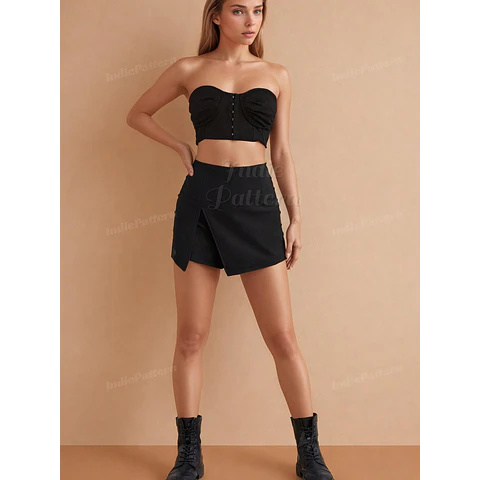 Skort Sewing Pattern | Skirt Pattern | Skort Pattern | Shorts Pattern | Womens Skirt | Sewing Patterns | Women Patterns | Mini Skirt Pattern
