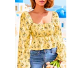 Milkmaid Blouse Pattern, Puff Sleeve Sewing, Milkmaid Top Pattern, Cottagecore Top, Cottagecore Pattern,  Sewing pattern Top, Women top