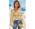 Milkmaid Blouse Pattern, Puff Sleeve Sewing, Milkmaid Top Pattern, Cottagecore Top, Cottagecore Pattern,  Sewing pattern Top, Women top