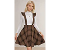 Skirt Pattern | Suspender Skirt Sewing Pattern | High waist skirt pattern | Women skirt sewing pattern | Sewing Pattern Skirt | Midi Skirt