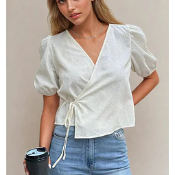 Wrap Top Sewing Pattern | Top Pattern | Women Sewing Pattern | Blouse Pattern | Sewing Patterns Women Blouse | Tie Top Blouse Women Pattern