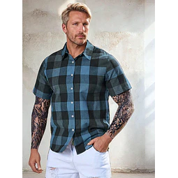 Shirt Sewing Pattern for Men, Men Sewing Pattern, Shirt Pattern, Short Sleeve Shirt Pattern for Men, Men PDF Pattern, Sewing Pattern PDF Men