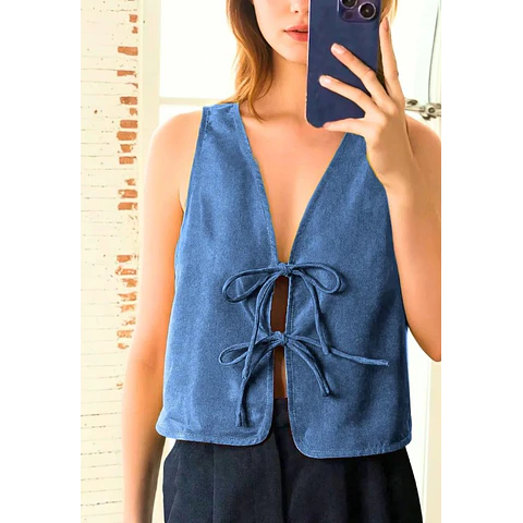 Front Tie Vest Pattern | Tie Top Sewing Pattern | Vest Pattern | Top sewing pattern | Women Sewing Patterns | Beginner Vest Pattern XS-XXXL