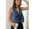 Front Tie Vest Pattern | Tie Top Sewing Pattern | Vest Pattern | Top sewing pattern | Women Sewing Patterns | Beginner Vest Pattern XS-XXXL