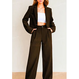 Sewing Pattern for Women | Pants Pattern | Blazer Pattern | Trouser Pattern | Sewing Patterns | Women Pants Pattern PDF, High Waist Pants