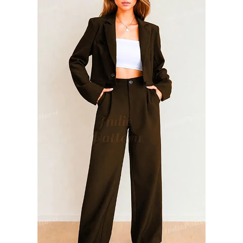 Sewing Pattern for Women | Pants Pattern | Blazer Pattern | Trouser Pattern | Sewing Patterns | Women Pants Pattern PDF, High Waist Pants