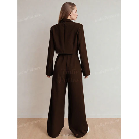 Sewing Pattern for Women | Pants Pattern | Blazer Pattern | Trouser Pattern | Sewing Patterns | Women Pants Pattern PDF, High Waist Pants