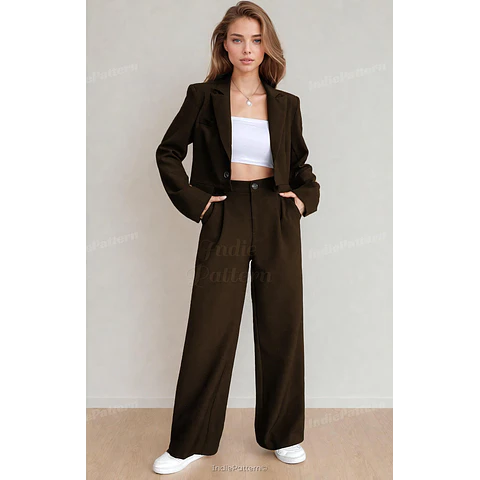 Sewing Pattern for Women | Pants Pattern | Blazer Pattern | Trouser Pattern | Sewing Patterns | Women Pants Pattern PDF, High Waist Pants